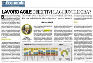 Lavoro agile, articolo Corriere della Sera